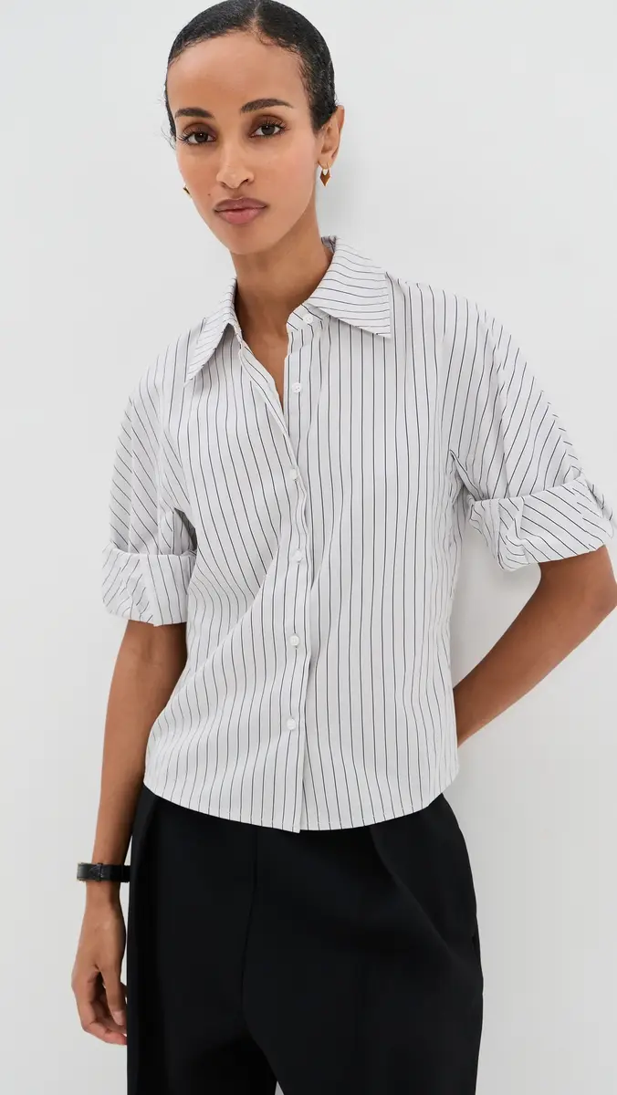 Kallmeyer Colette 3/4-Sleeve Button Down Shirt | Thumbnail 2 Kallmeyer Colette 3/4-Sleeve Button Down Shirt | Thumbnail 2