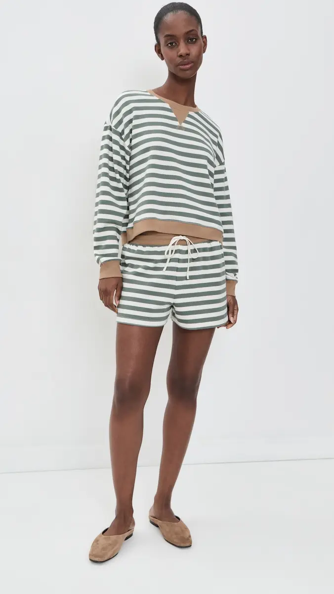 Z Supply Low Key Stripe Sweatshirt | Thumbnail 5 Z Supply Low Key Stripe Sweatshirt | Thumbnail 5