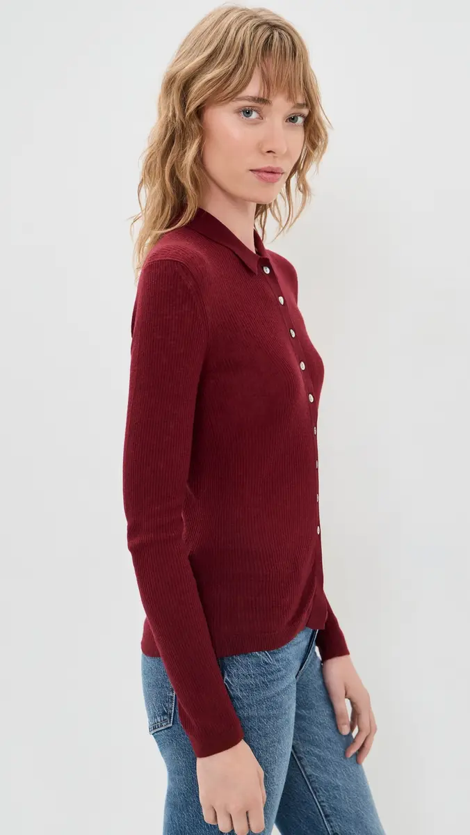 Pistola Korey Wool Featherweight Rib Cardigan | Thumbnail 4 Pistola Korey Wool Featherweight Rib Cardigan | Thumbnail 4