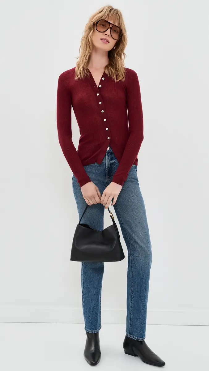 Pistola Korey Wool Featherweight Rib Cardigan | Thumbnail 5 Pistola Korey Wool Featherweight Rib Cardigan | Thumbnail 5