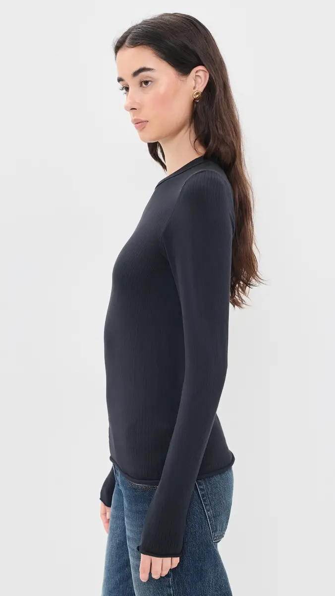 Free People So Soft Seamless Long Sleeve Tee | Thumbnail 4 Free People So Soft Seamless Long Sleeve Tee | Thumbnail 4