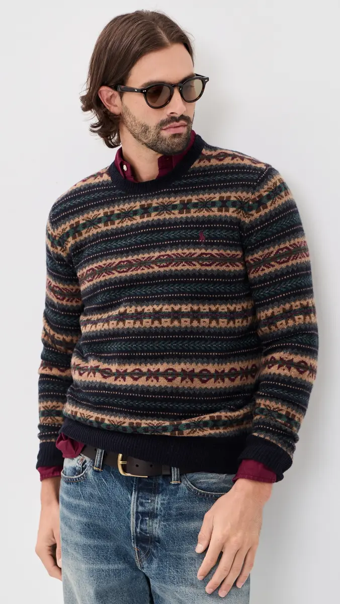 Polo Ralph Lauren Fair Isle Crew Neck Sweater | Thumbnail 2 Polo Ralph Lauren Fair Isle Crew Neck Sweater | Thumbnail 2