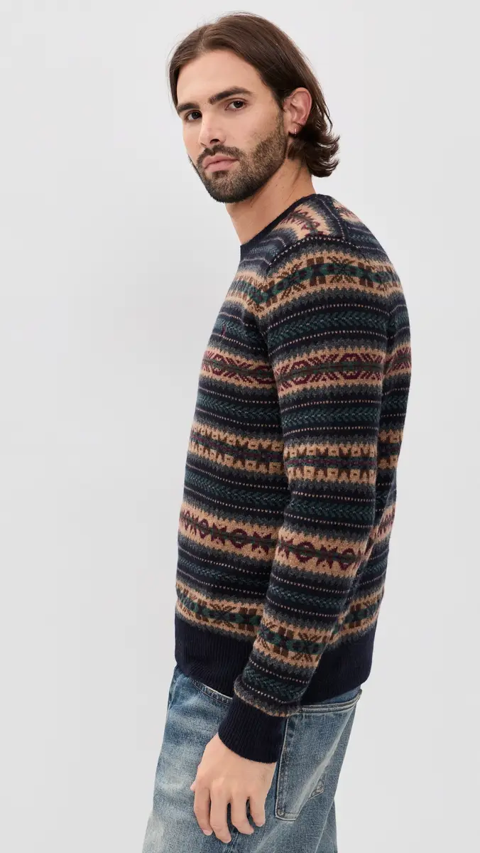 Polo Ralph Lauren Fair Isle Crew Neck Sweater | Thumbnail 4 Polo Ralph Lauren Fair Isle Crew Neck Sweater | Thumbnail 4