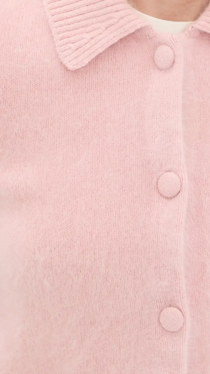 rag & bone Jada Brushed Cashmere Short Sleeve Cardigan | Thumbnail 6
