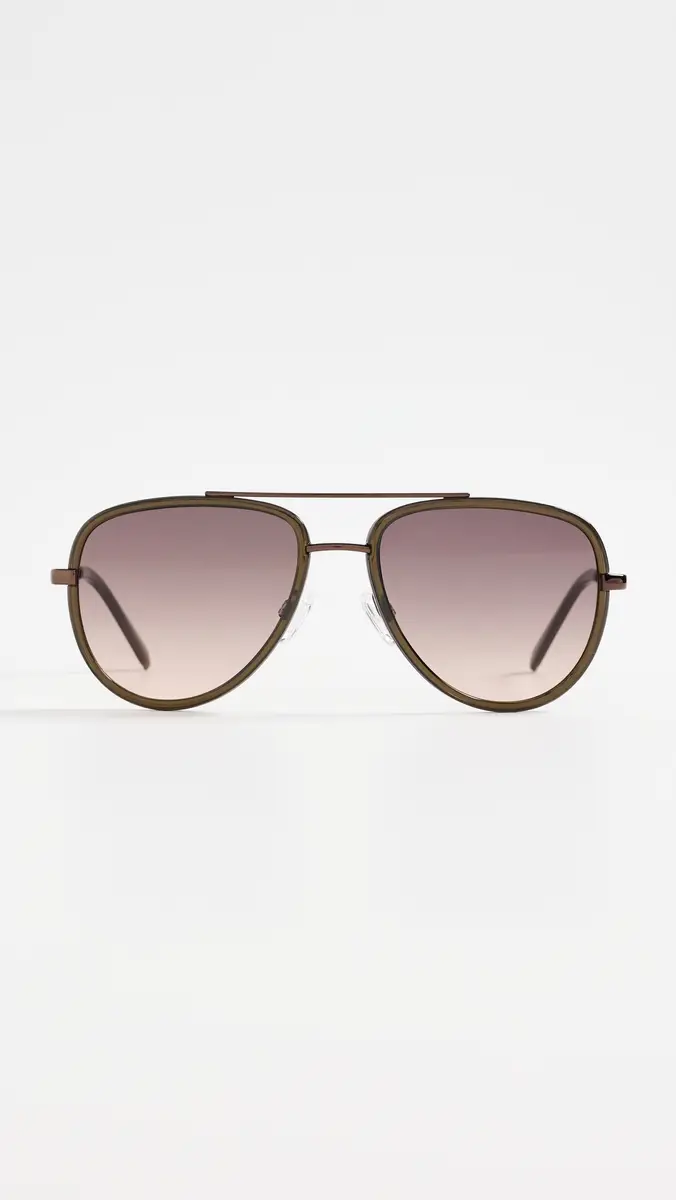 Quay All In Medium Sunglasses Olive/Dark Fawn | Thumbnail 2 Quay All In Medium Sunglasses Olive/Dark Fawn | Thumbnail 2