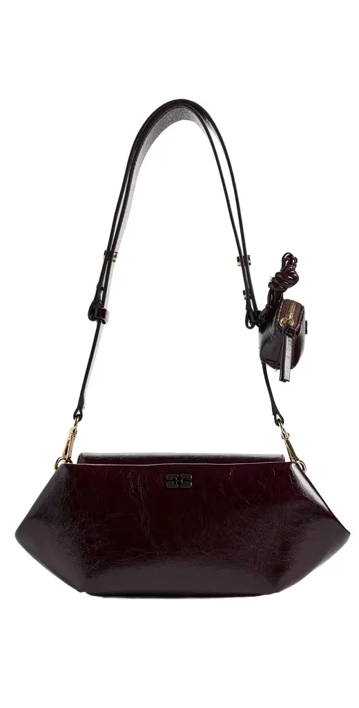 Ganni Bou East/West Deep Shine Bag
