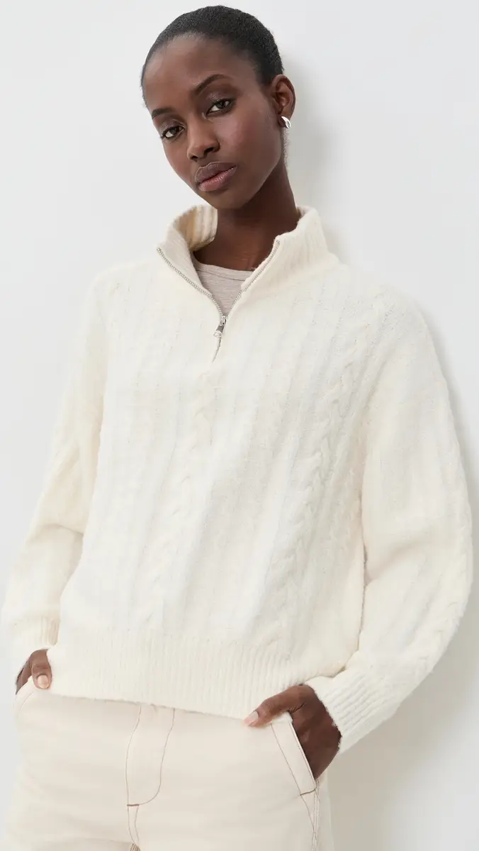 Wayf West Quarter Zip Sweater | Thumbnail 2