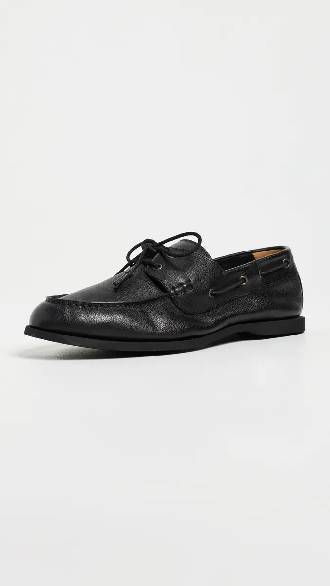 Frescobol Carioca Marina Pebbled Leather Deck Loafers | Thumbnail 2 Frescobol Carioca Marina Pebbled Leather Deck Loafers | Thumbnail 2