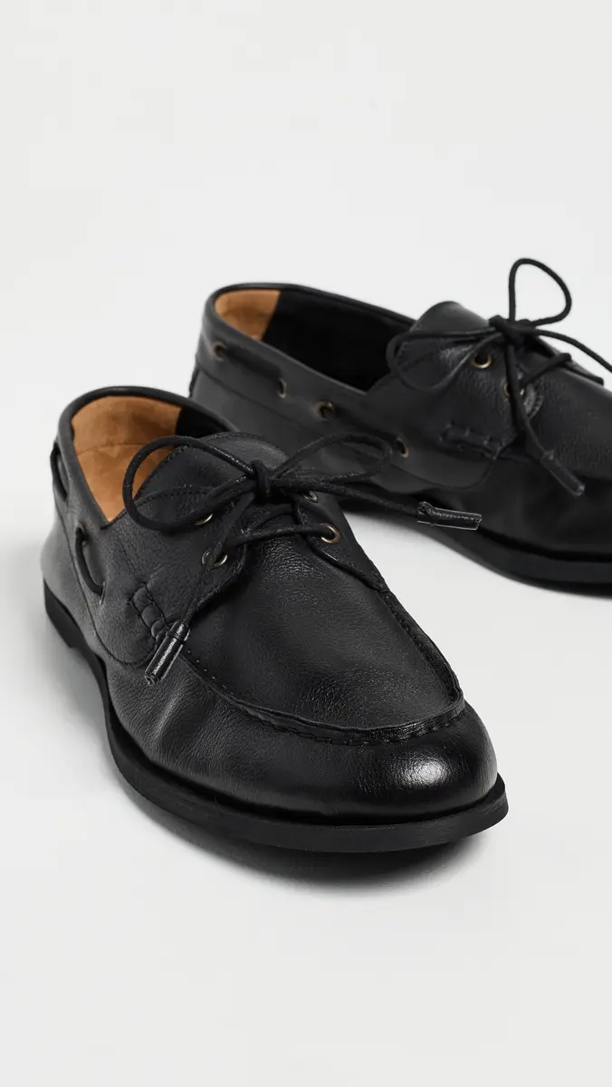 Frescobol Carioca Marina Pebbled Leather Deck Loafers | Thumbnail 4 Frescobol Carioca Marina Pebbled Leather Deck Loafers | Thumbnail 4