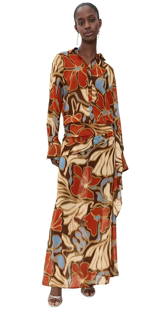 SEVEN WONDERS Isabella Shirt Maxi Dress