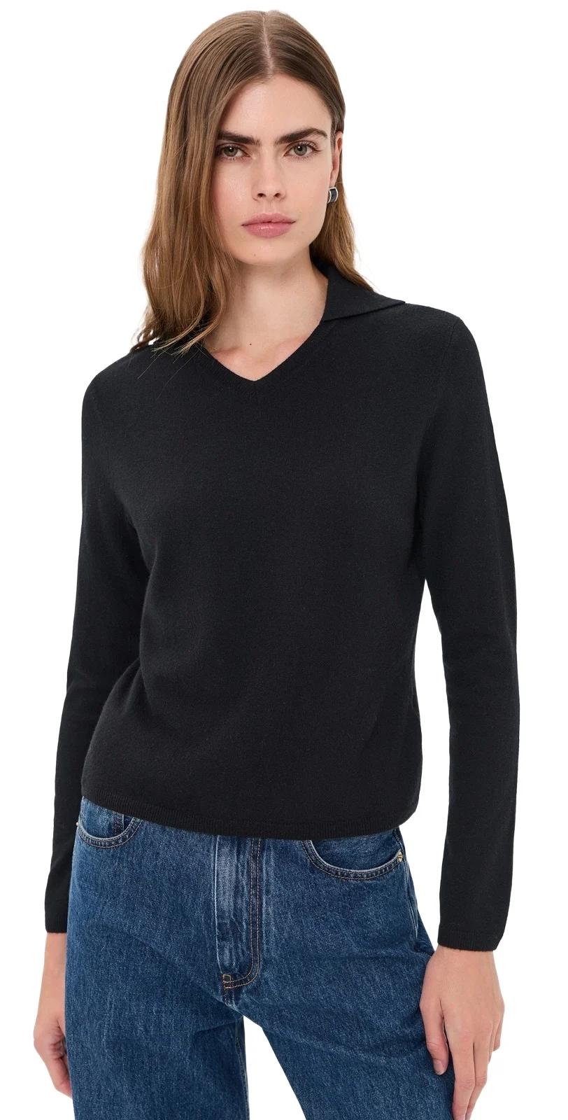 High V Neck Polo