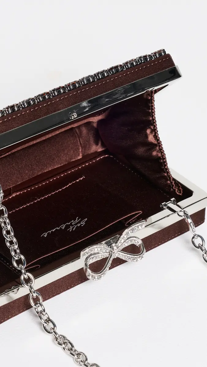 Self-Portrait Brown Chainmail Clutch Bag | Thumbnail 6 Self-Portrait Brown Chainmail Clutch Bag | Thumbnail 6