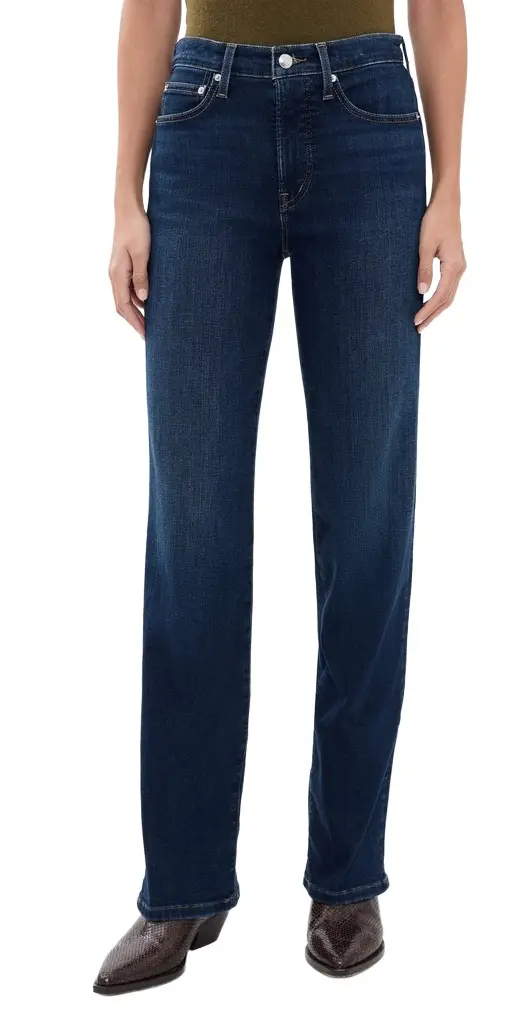 The Straight Jeans in Super Stretch Denim The Straight Jeans in Super Stretch Denim