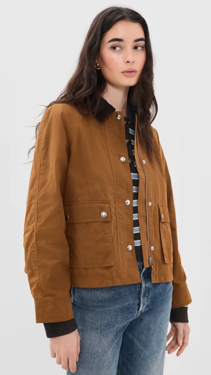 Madewell Waxed Zip-Front Jacket | Thumbnail 2 Madewell Waxed Zip-Front Jacket | Thumbnail 2