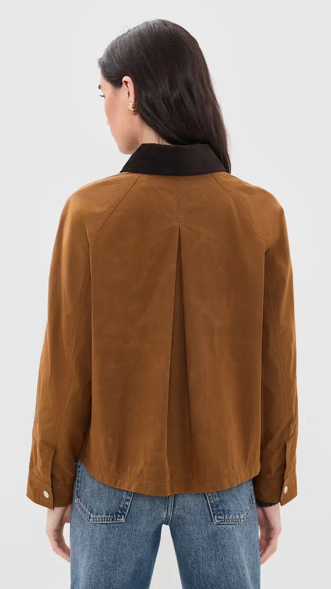 Madewell Waxed Zip-Front Jacket | Thumbnail 3 Madewell Waxed Zip-Front Jacket | Thumbnail 3