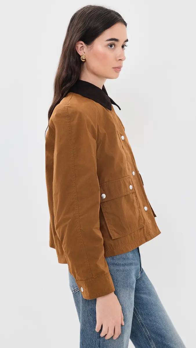 Madewell Waxed Zip-Front Jacket | Thumbnail 4 Madewell Waxed Zip-Front Jacket | Thumbnail 4