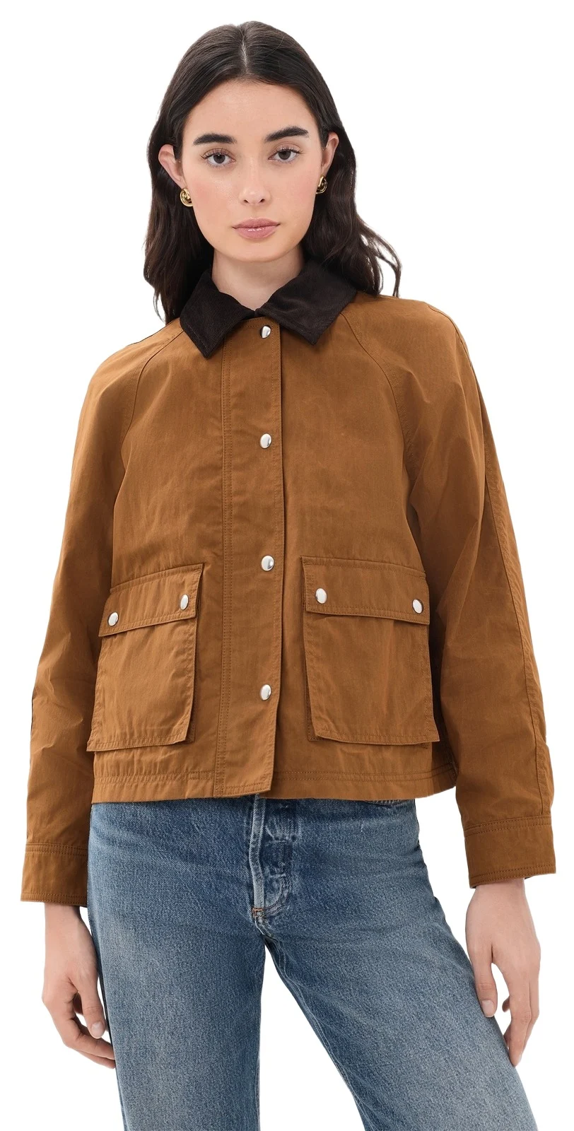 Madewell Waxed Zip-Front Jacket