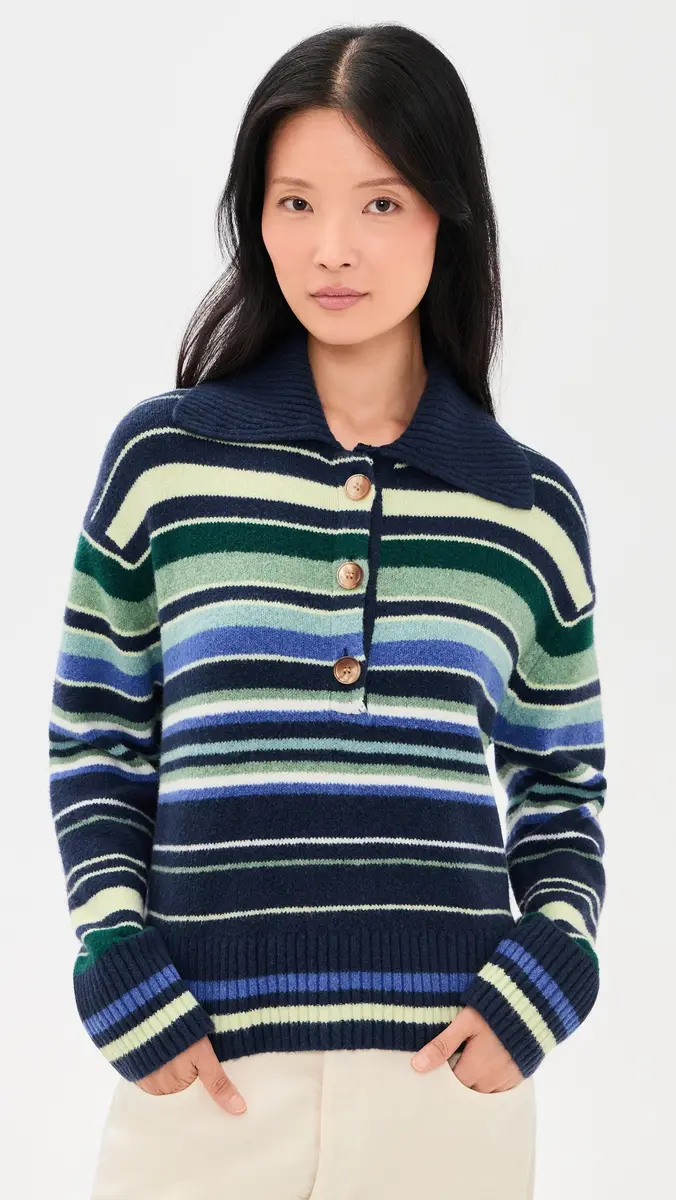 Free People Trading Up Stripe Sweater | Thumbnail 2 Free People Trading Up Stripe Sweater | Thumbnail 2