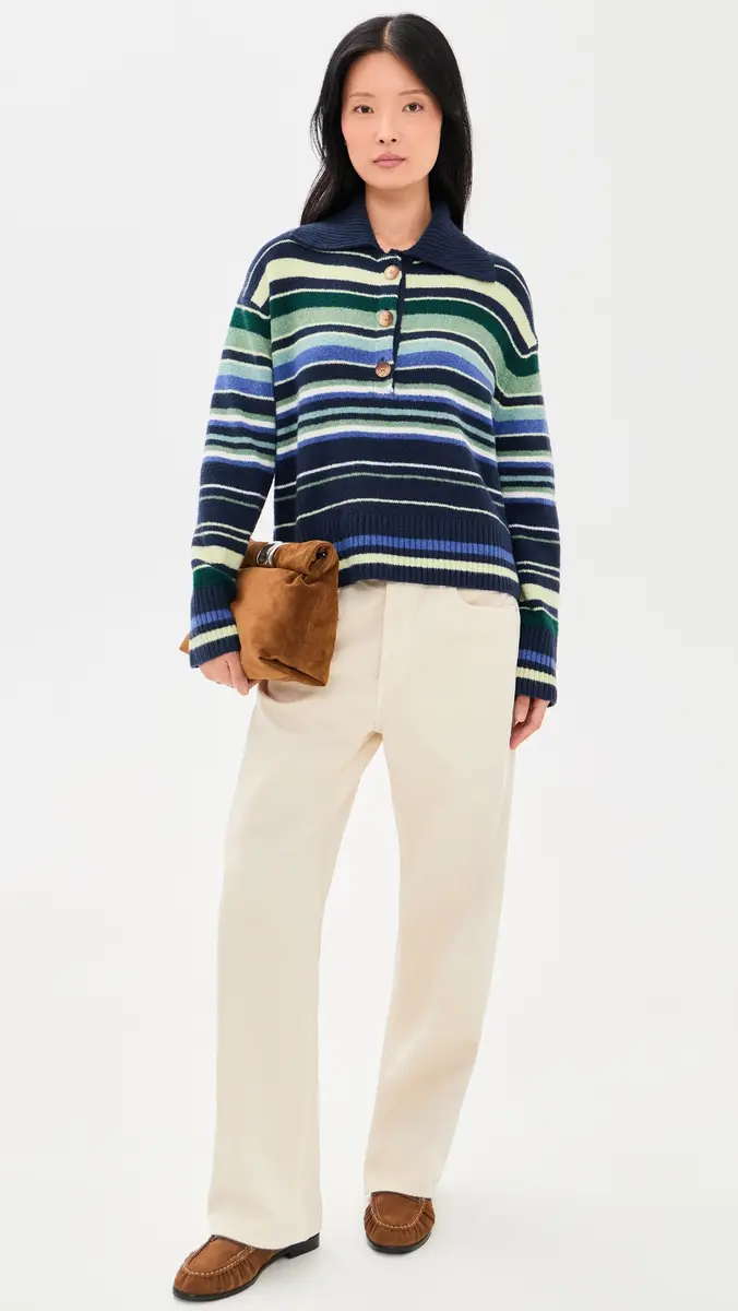 Free People Trading Up Stripe Sweater | Thumbnail 5 Free People Trading Up Stripe Sweater | Thumbnail 5