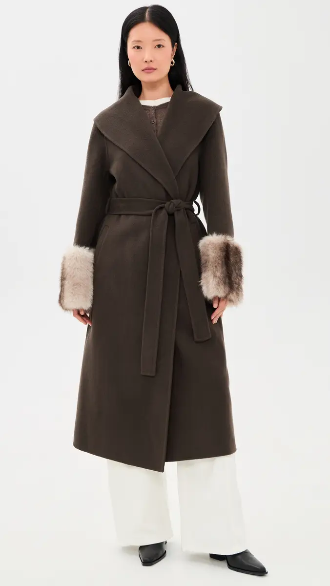 Apparis Jill Wool Coat | Thumbnail 2 Apparis Jill Wool Coat | Thumbnail 2