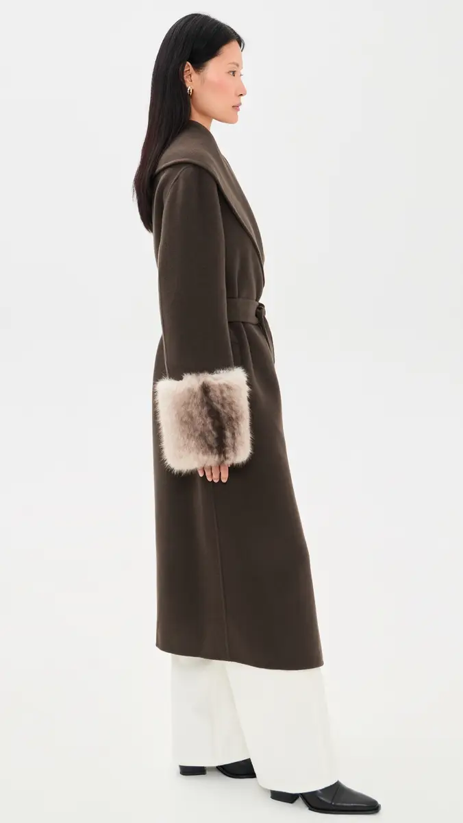 Apparis Jill Wool Coat | Thumbnail 4 Apparis Jill Wool Coat | Thumbnail 4