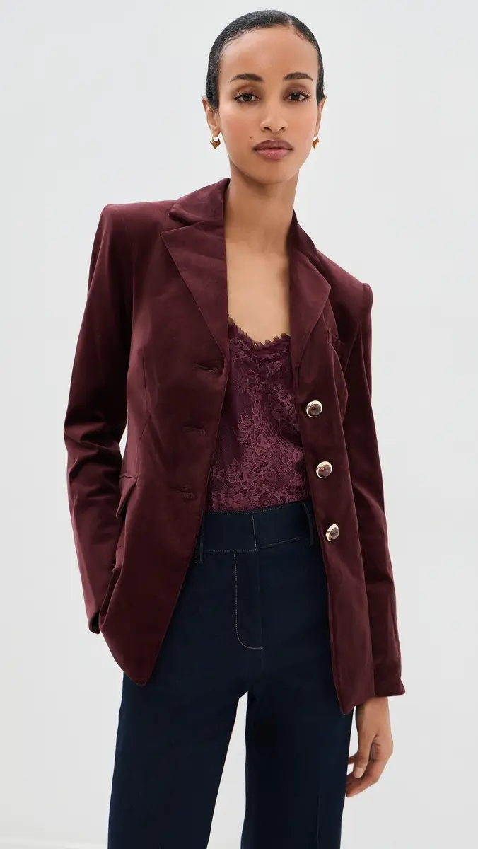 Veronica Beard Raelynn Velvet Dickey Jacket | Thumbnail 2 Veronica Beard Raelynn Velvet Dickey Jacket | Thumbnail 2