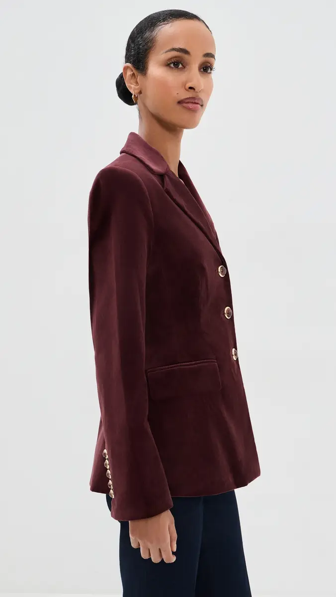 Veronica Beard Raelynn Velvet Dickey Jacket | Thumbnail 4 Veronica Beard Raelynn Velvet Dickey Jacket | Thumbnail 4