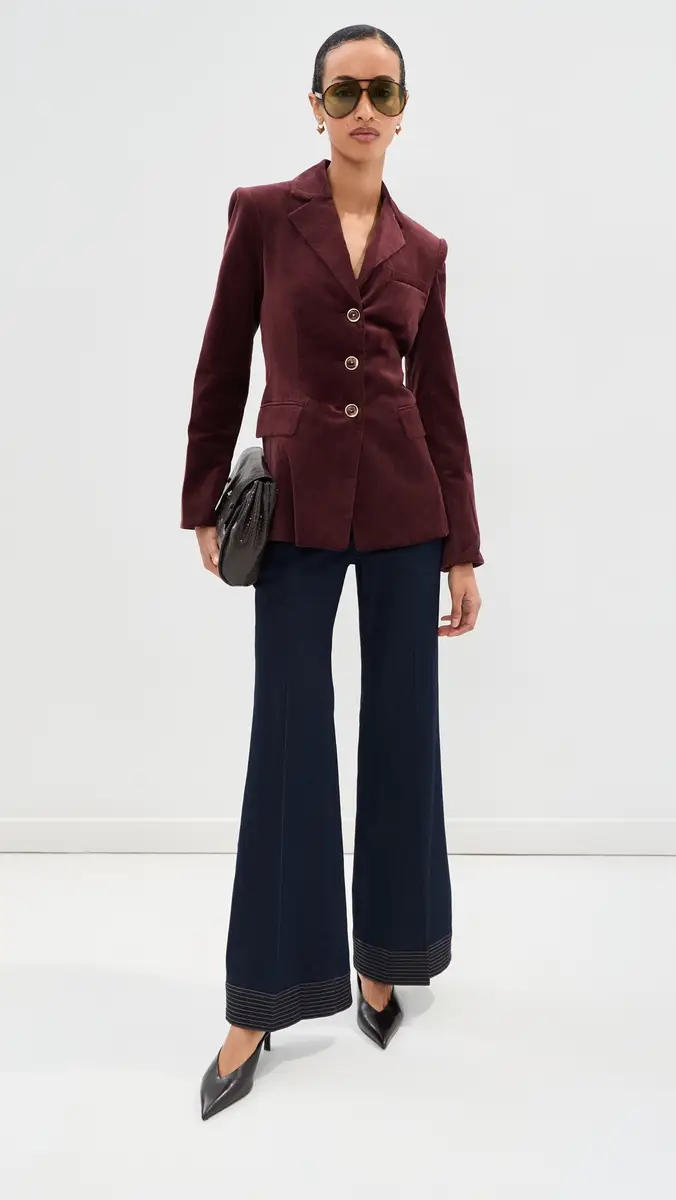 Veronica Beard Raelynn Velvet Dickey Jacket | Thumbnail 5 Veronica Beard Raelynn Velvet Dickey Jacket | Thumbnail 5