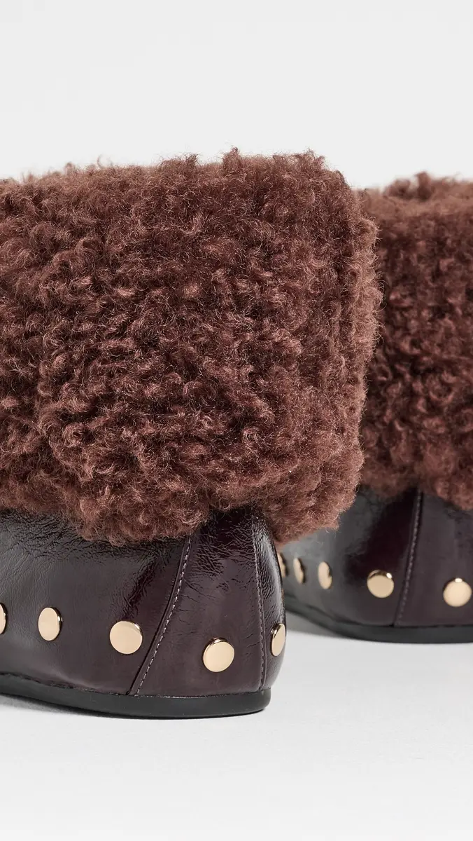 Ganni Jenny Low Deep Shine Sherpa Boots | Thumbnail 4 Ganni Jenny Low Deep Shine Sherpa Boots | Thumbnail 4