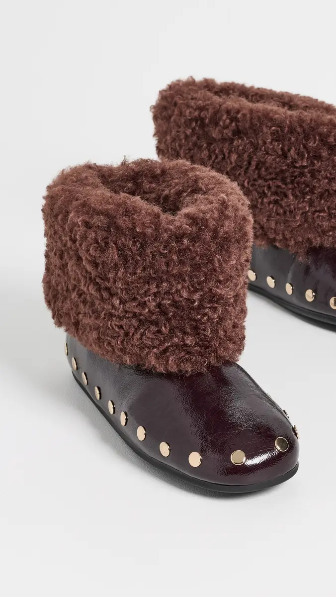 Ganni Jenny Low Deep Shine Sherpa Boots | Thumbnail 5 Ganni Jenny Low Deep Shine Sherpa Boots | Thumbnail 5