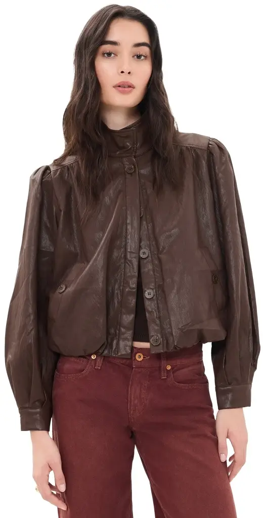 Estero Faux Leather Jacket Estero Faux Leather Jacket