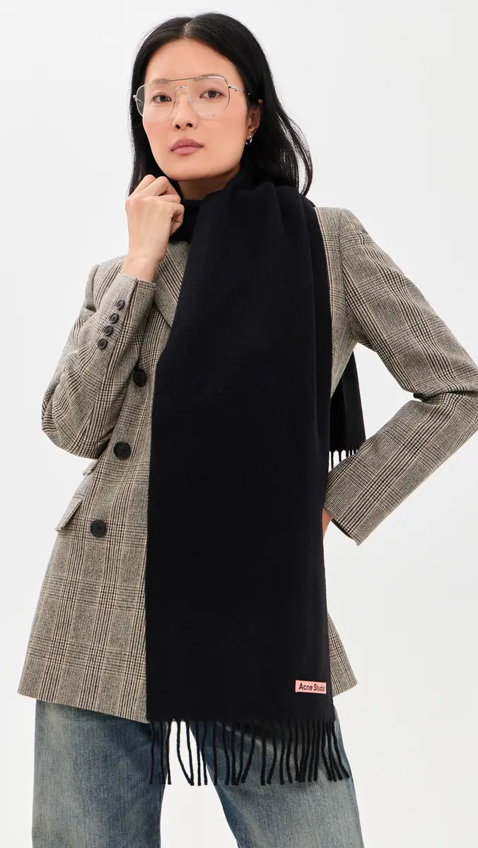 Acne Studios Canada Skinny Wool Scarf | Thumbnail 3 Acne Studios Canada Skinny Wool Scarf | Thumbnail 3