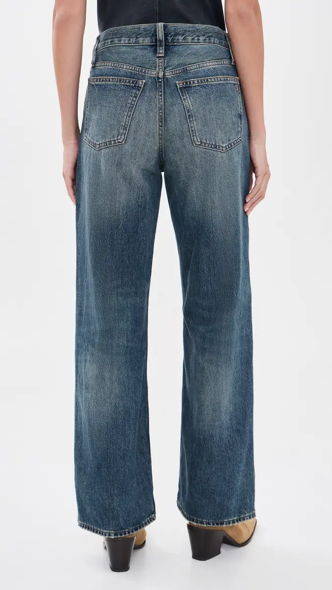 Madewell Low-Slung Baggy Patchwork Jeans | Thumbnail 3