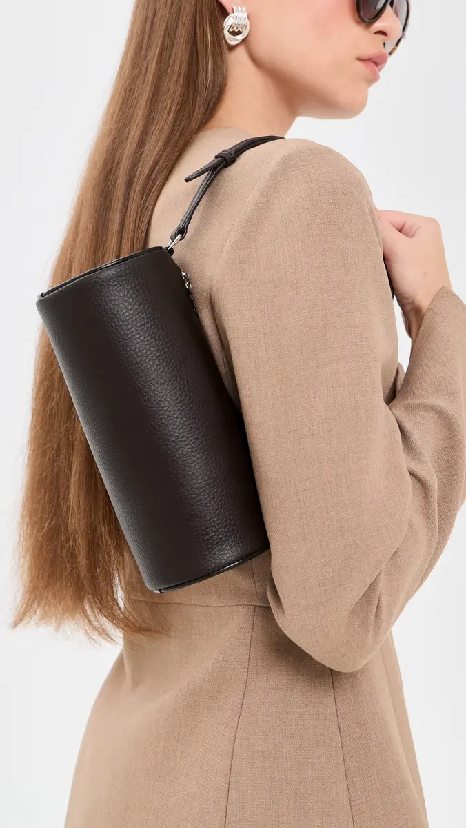 Stella McCartney Logo Embossed Grainy Faux Leather Eco Pouch | Thumbnail 3 Stella McCartney Logo Embossed Grainy Faux Leather Eco Pouch | Thumbnail 3