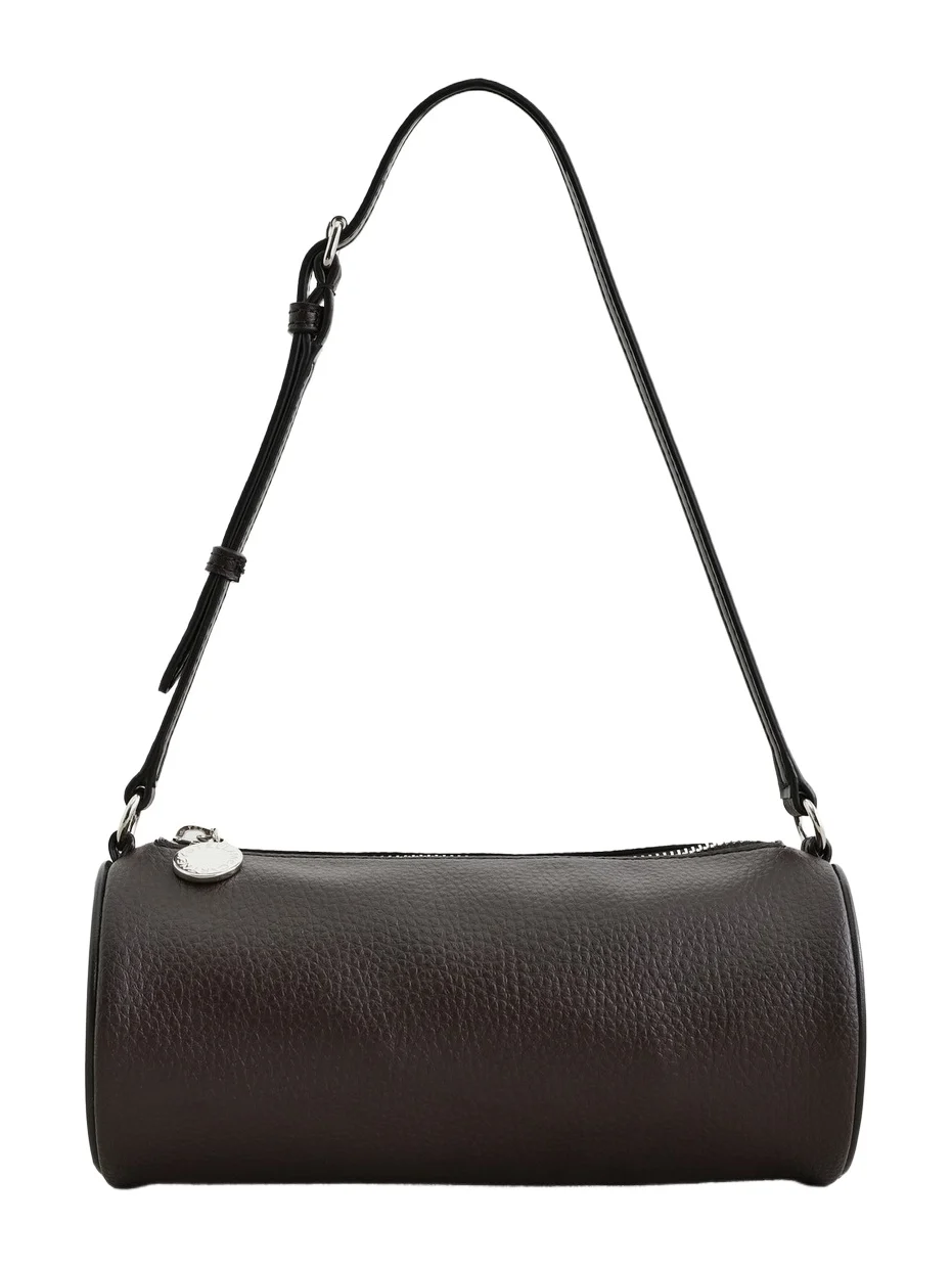 Stella McCartney Logo Embossed Grainy Faux Leather Eco Pouch