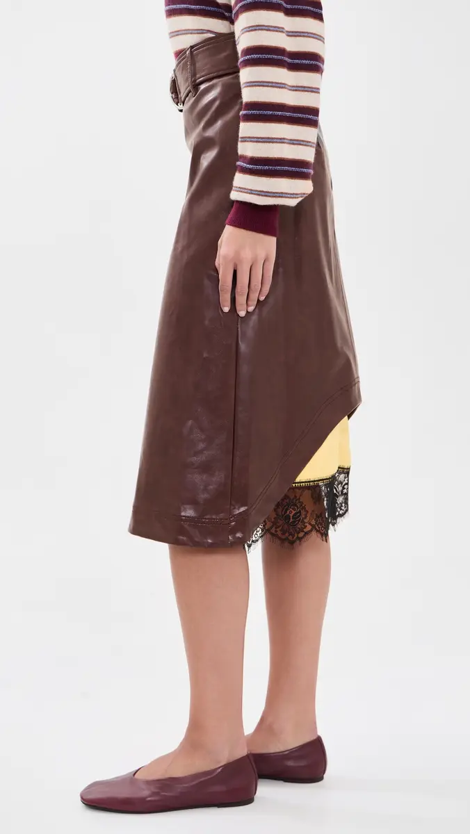 MSGM Leather Skirt | Thumbnail 4 MSGM Leather Skirt | Thumbnail 4