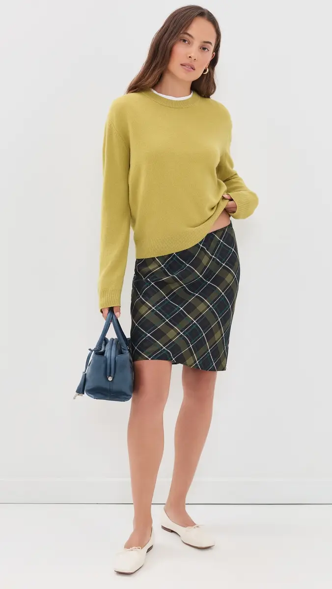 Madewell Plaid Midi Slip Skirt | Thumbnail 2 Madewell Plaid Midi Slip Skirt | Thumbnail 2