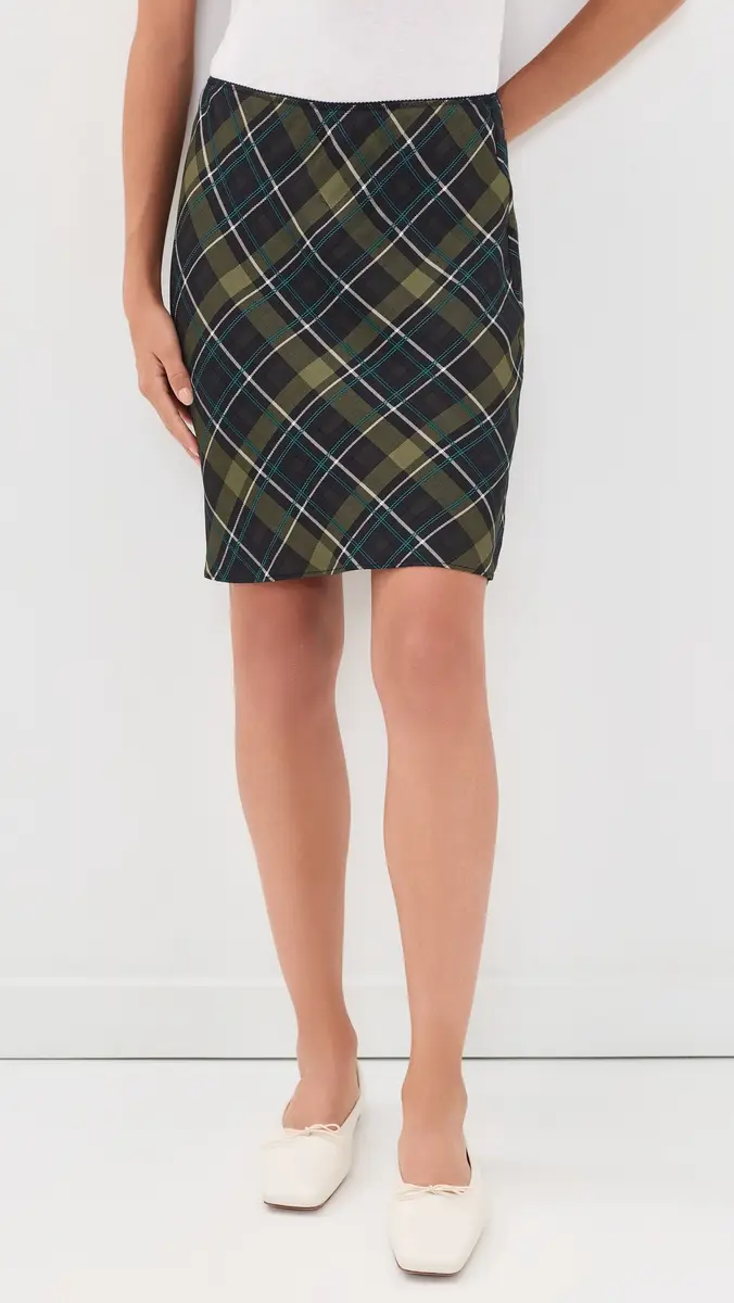 Madewell Plaid Midi Slip Skirt | Thumbnail 3 Madewell Plaid Midi Slip Skirt | Thumbnail 3