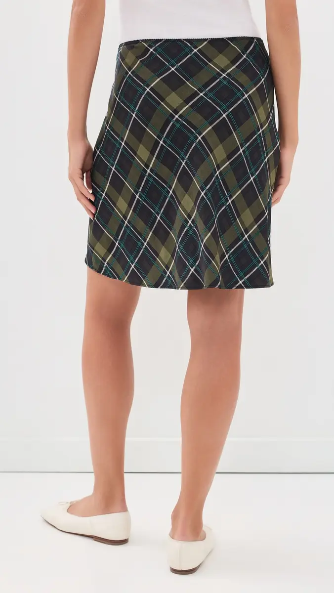 Madewell Plaid Midi Slip Skirt | Thumbnail 4 Madewell Plaid Midi Slip Skirt | Thumbnail 4