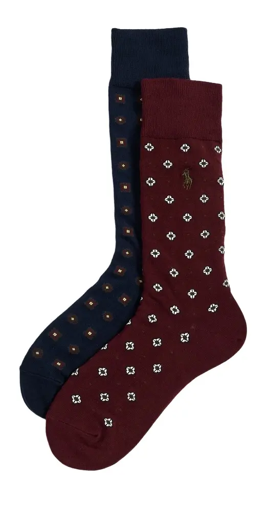 Polo Ralph Lauren Foulard Socks 2-Pack
