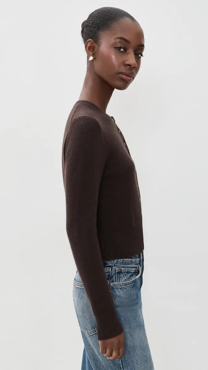Theory Crew Neck Button Down Cardigan | Thumbnail 4