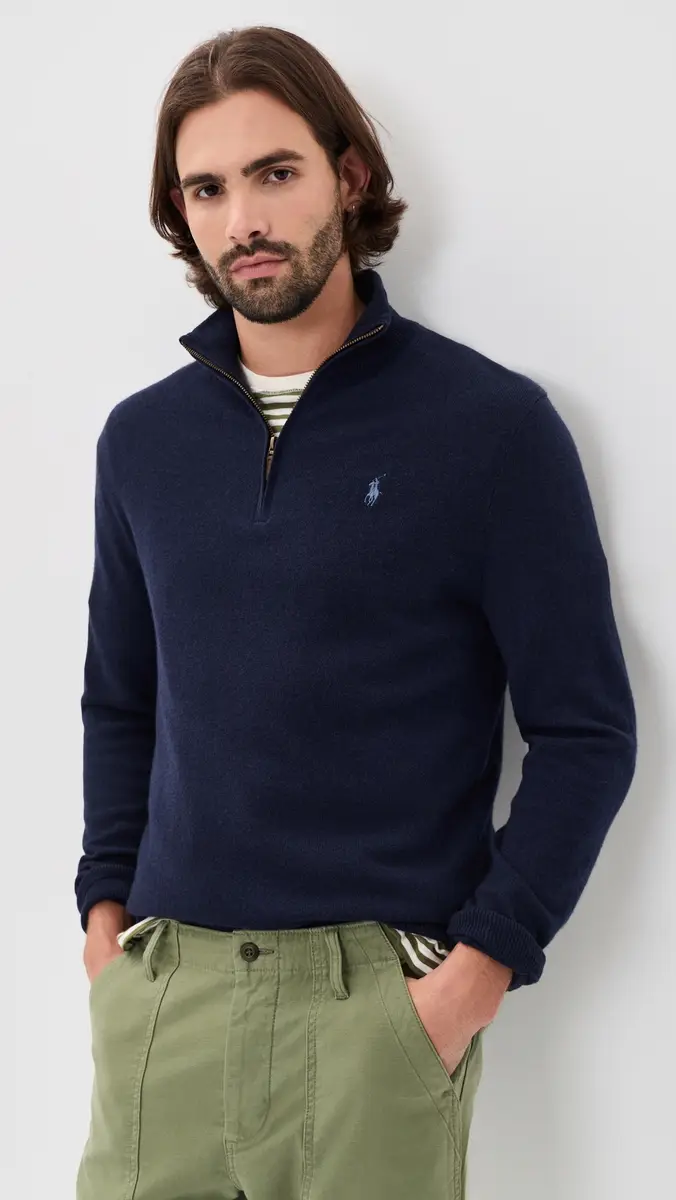 Polo Ralph Lauren Original Label Lux Merino Wool Quarter Zip Sweater | Thumbnail 2 Polo Ralph Lauren Original Label Lux Merino Wool Quarter Zip Sweater | Thumbnail 2
