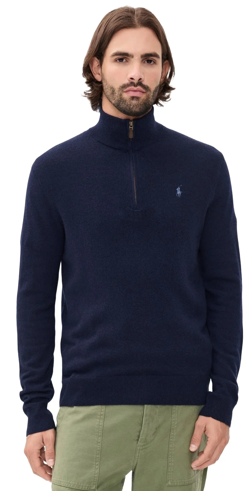 Original Label Lux Merino Wool Quarter Zip Sweater