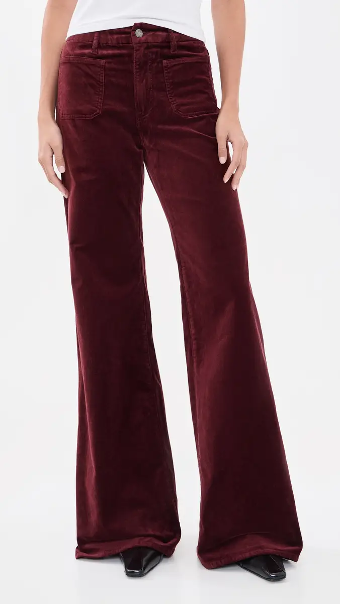 GOOD AMERICAN Velvet Good Waist Palazzo Jeans | Thumbnail 2 GOOD AMERICAN Velvet Good Waist Palazzo Jeans | Thumbnail 2