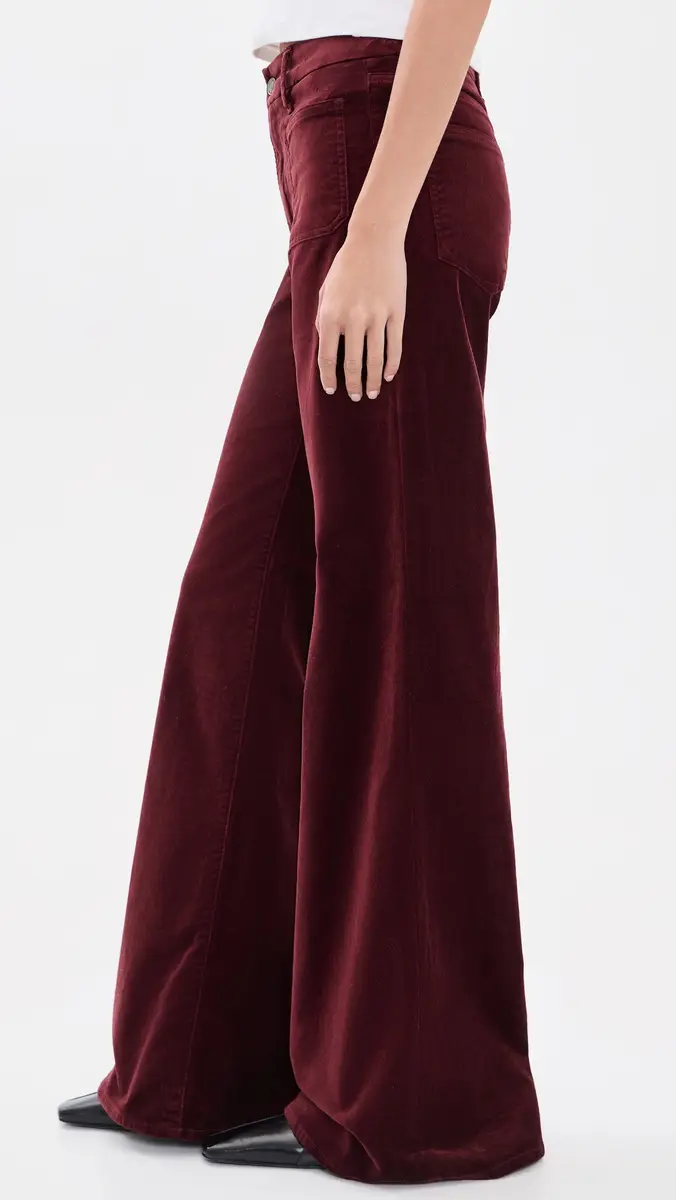 GOOD AMERICAN Velvet Good Waist Palazzo Jeans | Thumbnail 4 GOOD AMERICAN Velvet Good Waist Palazzo Jeans | Thumbnail 4