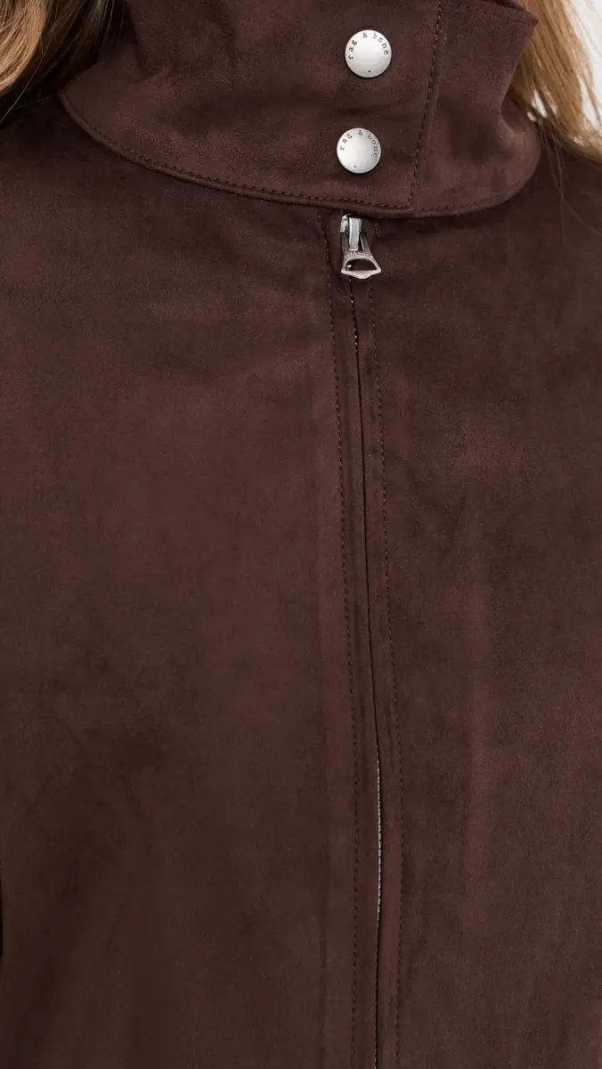 rag & bone Faux Suede Eliza Bomber Jacket | Thumbnail 6 rag & bone Faux Suede Eliza Bomber Jacket | Thumbnail 6