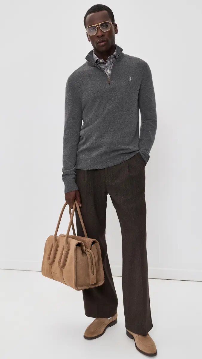 Polo Ralph Lauren Original Label Lux Merino Wool Quarter Zip Sweater | Thumbnail 5 Polo Ralph Lauren Original Label Lux Merino Wool Quarter Zip Sweater | Thumbnail 5