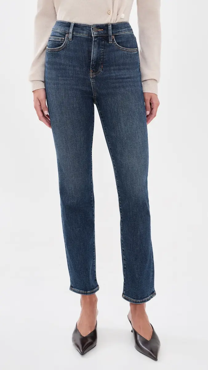 Veronica Beard Jean Milla Slim Straight Jeans | Thumbnail 2 Veronica Beard Jean Milla Slim Straight Jeans | Thumbnail 2