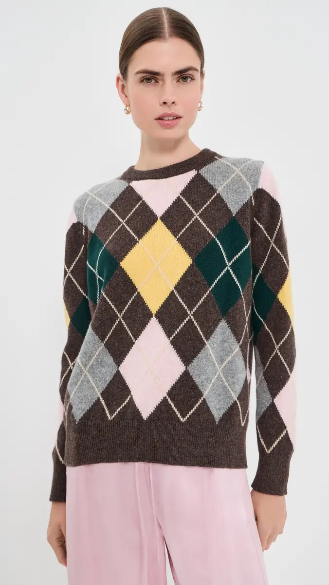 Daughter & The Ava Argyle Crewneck | Thumbnail 2 Daughter & The Ava Argyle Crewneck | Thumbnail 2