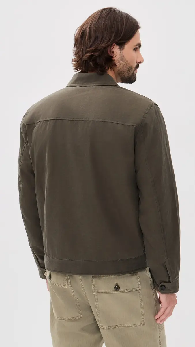 Marine Layer Waxed Trucker Jacket | Thumbnail 3 Marine Layer Waxed Trucker Jacket | Thumbnail 3